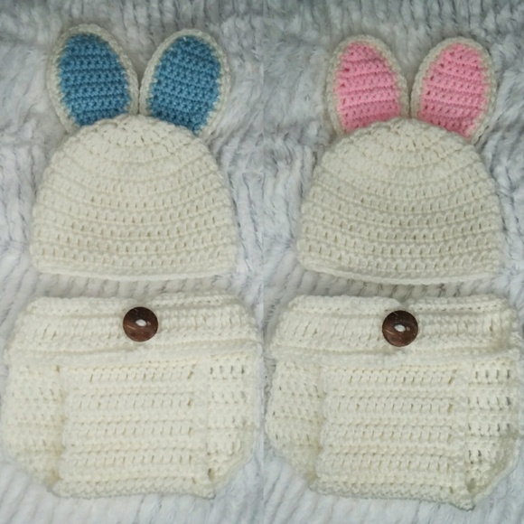 Easter Bunny Baby Photography Outfit - Picture 1 of 4